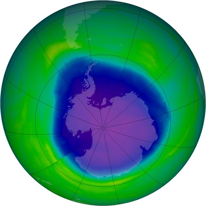 Ozone Map 1990-10-03